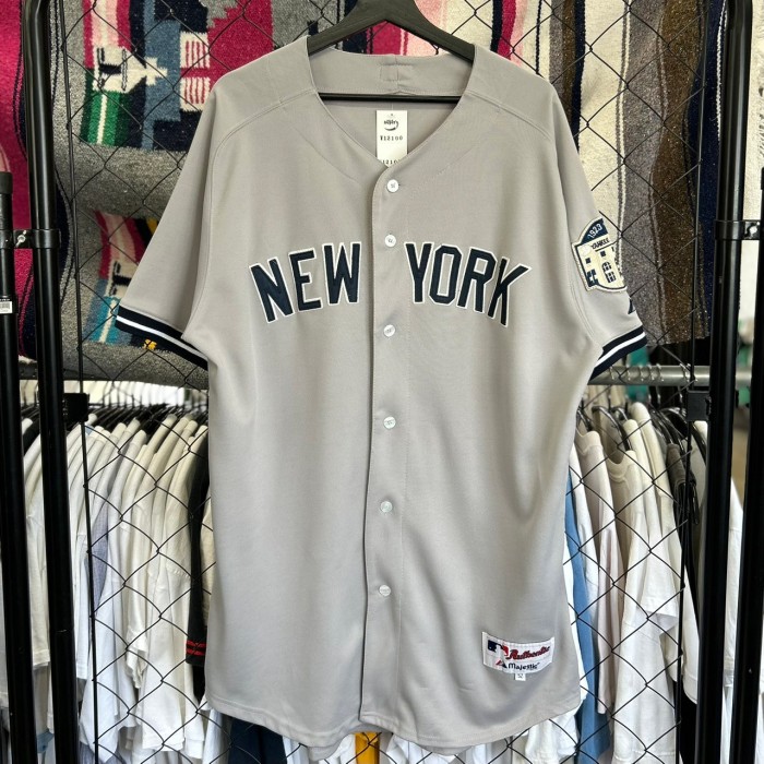 90s- MLB ニューヨークヤンキース ゲームシャツ ベースボールシャツ マジェスティック サイズ52 古着 古着屋 埼玉 ストリート オンライン 通販 | Vintage.City 빈티지숍, 빈티지 코디 정보