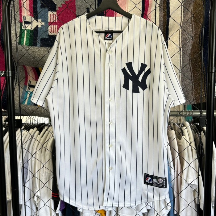 MLB ニューヨークヤンキース チーム系 ゲームシャツ ベースボール スイングマン L 古着 古着屋 埼玉 ストリート オンライン 通販 | Vintage.City 古着屋、古着コーデ情報を発信