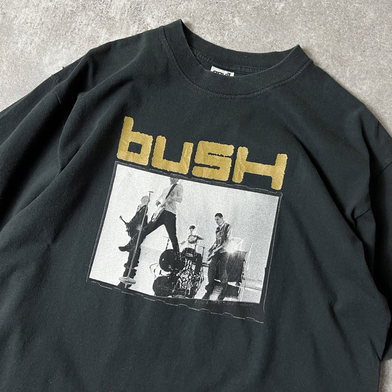 00s bush 2002 GOLDEN TATE TOUR プリント 半袖 Tシャツ L / 00年代 ...
