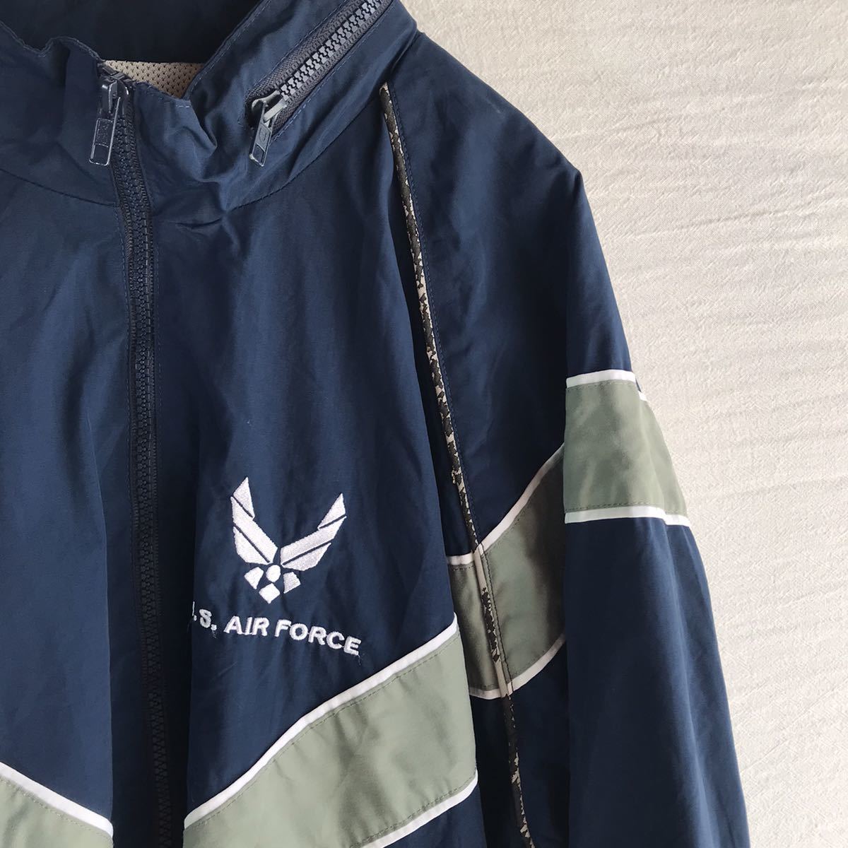 00s US AIRFORCE 米軍 空軍 ミリタリー ナイロンジャケット
