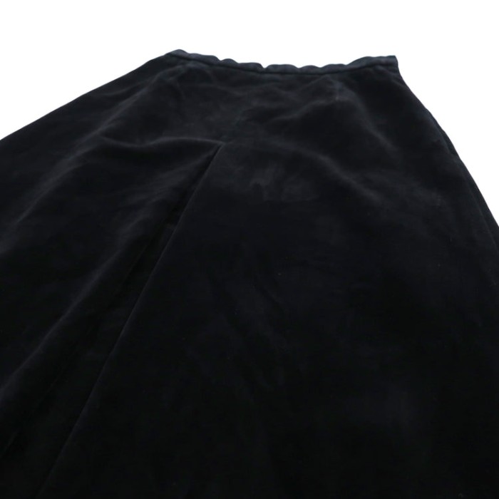 BURBERRYS ベロア フレアスカート 7 ブラック オールド 日本製 | Vintage.City 古着屋、古着コーデ情報を発信