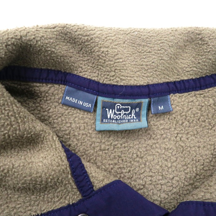 USA製 Woolrich ハーフスナップ フリース プルオーバー M カーキ ポリエステル 90年代 | Vintage.City 古着屋、古着コーデ情報を発信