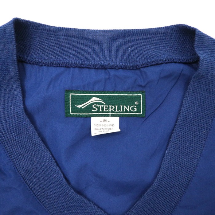 STERLING ピステ Vネック ナイロンジャケット M ネイビー ビッグサイズ | Vintage.City 古着屋、古着コーデ情報を発信