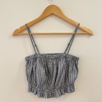 gingham plaid bustier | Vintage.City ヴィンテージ 古着