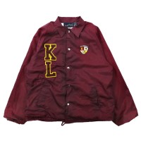Paradise Point コーチジャケット S ボルドー ポリエステル ワッペン Kappa League jacket | Vintage.City ヴィンテージ 古着
