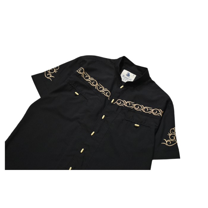 Embroidery Stand Collar S/S Shirt | Vintage.City Vintage Shops, Vintage Fashion Trends