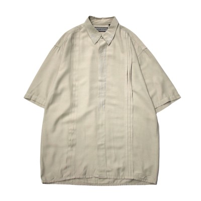 Old Fly Front Embroidery S/S Shirt | Vintage.City ヴィンテージ 古着