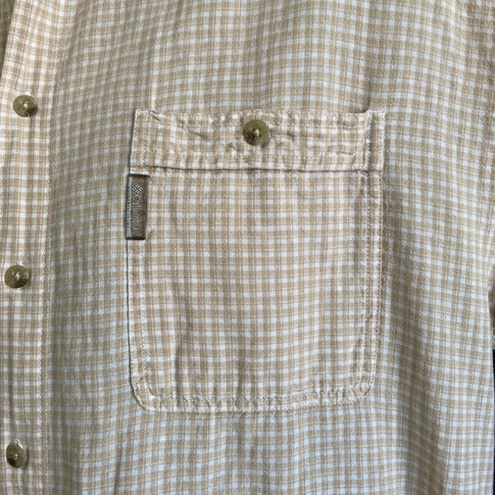 00年代 Columbia コロンビア リネン×コットン 半袖 チェックシャツ メンズXL | Vintage.City 古着屋、古着コーデ情報を発信