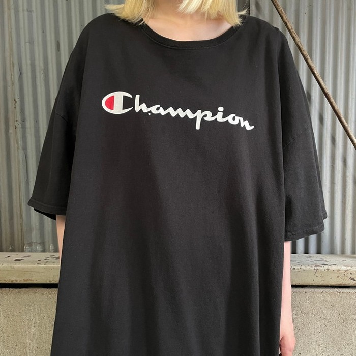 スーパービッグサイズ Champion チャンピオン フロント ロゴプリント Tシャツ メンズ3XL | Vintage.City 古着屋、古着コーデ情報を発信