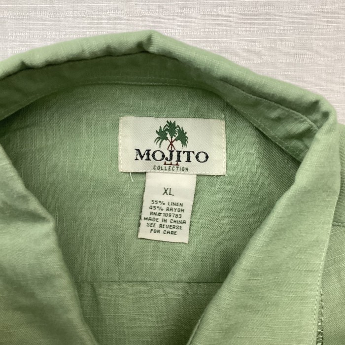 MOJITO キューバシャツ 刺繍シャツ 半袖シャツ リネンシャツ レーヨンシャツ fc-556 | Vintage.City 古着屋、古着コーデ情報を発信