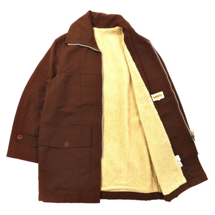 FERRETTI ( VAN -JAC- ) ボアライニングジャケット M ブラウン ポリエステル 70年代 日本製 | Vintage.City 古着屋、古着コーデ情報を発信