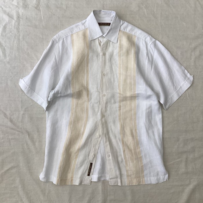 CUBAVERA キューバシャツ 半袖シャツ リネンシャツ  fc-557 | Vintage.City 古着屋、古着コーデ情報を発信