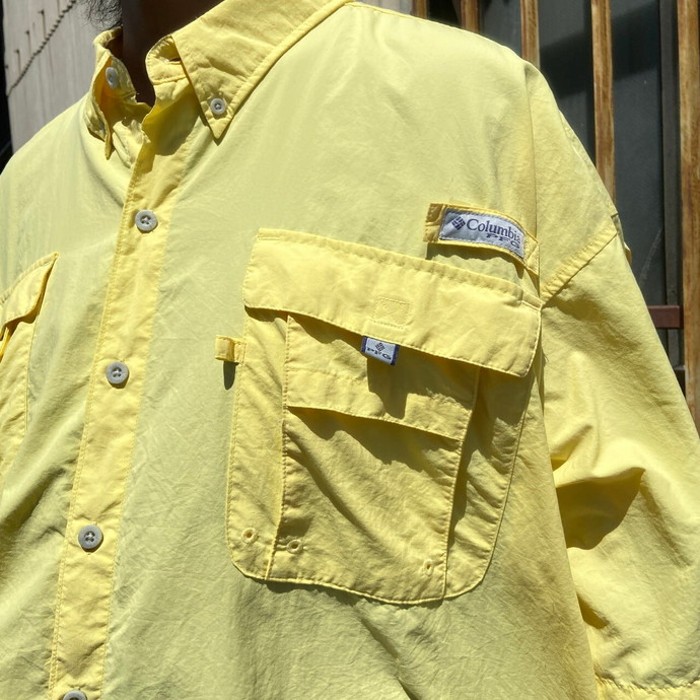 ビッグサイズ Columbia PFG OMNI-SHADE コロンビア 半袖 ナイロン フィッシングシャツ メンズ3XL | Vintage.City 古着屋、古着コーデ情報を発信