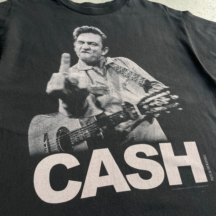 JOHNNY CASH ジョニー キャッシュ フォトプリント バンドTシャツ メンズM | Vintage.City