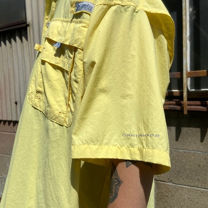 ビッグサイズ Columbia PFG OMNI-SHADE コロンビア 半袖 ナイロン フィッシングシャツ メンズ3XL | Vintage.City 古着屋、古着コーデ情報を発信