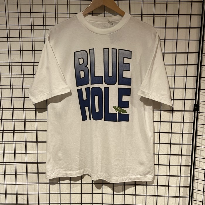 90s シングルステッチ　BLUE HOLE フィッシュプリント　 半袖Tシャツ　C018 | Vintage.City 古着屋、古着コーデ情報を発信