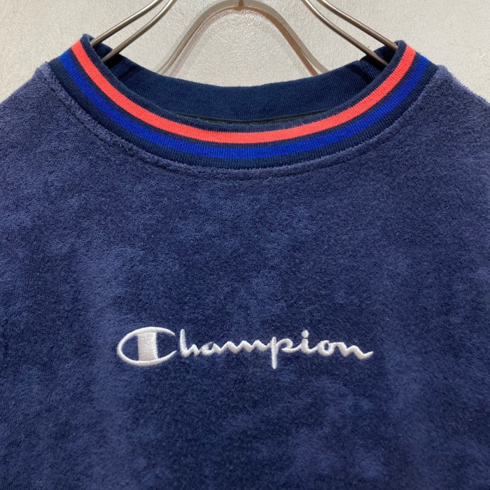 “Champion” Embroidery Pile Ringer Tee | Vintage.City 古着屋、古着コーデ情報を発信