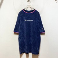 “Champion” Embroidery Pile Ringer Tee | Vintage.City ヴィンテージ 古着