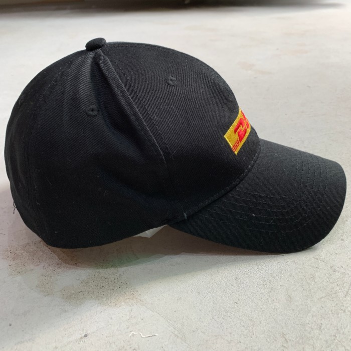 DHL Express 企業ロゴキャップ　カンパニーロゴ　帽子　黒　フリーサイズ | Vintage.City 古着屋、古着コーデ情報を発信