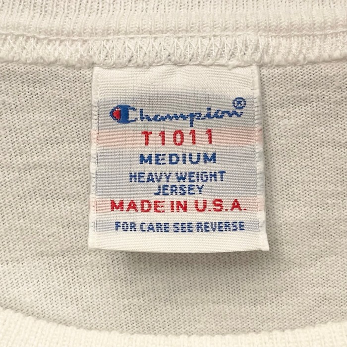 MADE IN USA製 Champion T1011 ヘビーウェイトポケット付き半袖Tシャツ ホワイト Mサイズ | Vintage.City 빈티지숍, 빈티지 코디 정보