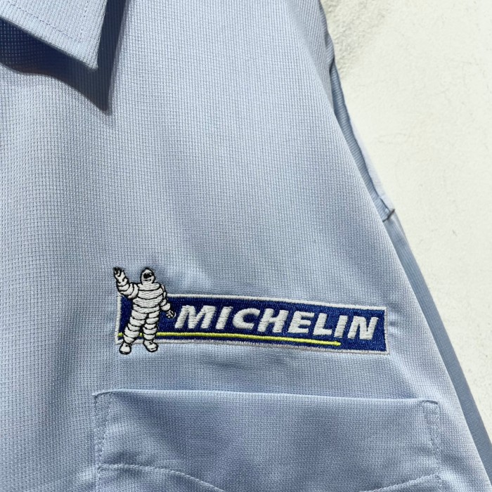 “MICHELIN” L/S One Point Shirt | Vintage.City 빈티지숍, 빈티지 코디 정보