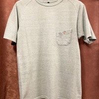 MADE IN JAPAN製 NIGEL CABOURN ヴィンテージ加工ポケット付き半袖Tシャツ グリーン 46サイズ | Vintage.City 古着屋、古着コーデ情報を発信