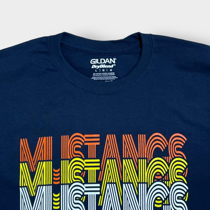 【GILDAN】プリント ロゴ MUSTANCS FANNIN ELEMENTARY Tシャツ 半袖 L ネイビー US古着 | Vintage.City 빈티지숍, 빈티지 코디 정보