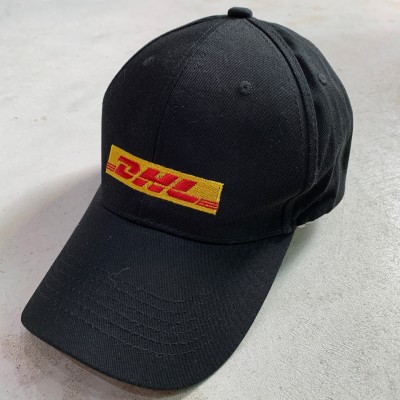 DHL Express 企業ロゴキャップ　カンパニーロゴ　帽子　黒　フリーサイズ | Vintage.City ヴィンテージ 古着