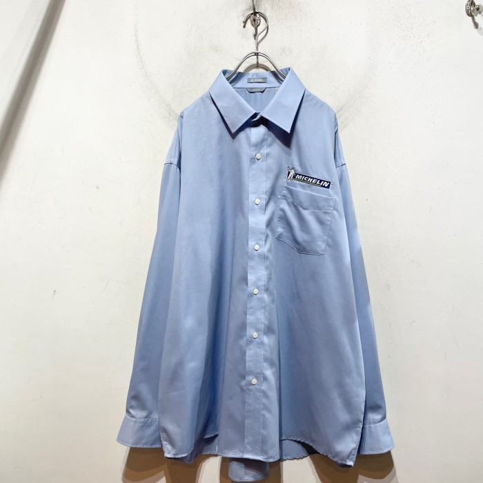 “MICHELIN” L/S One Point Shirt | Vintage.City 빈티지숍, 빈티지 코디 정보