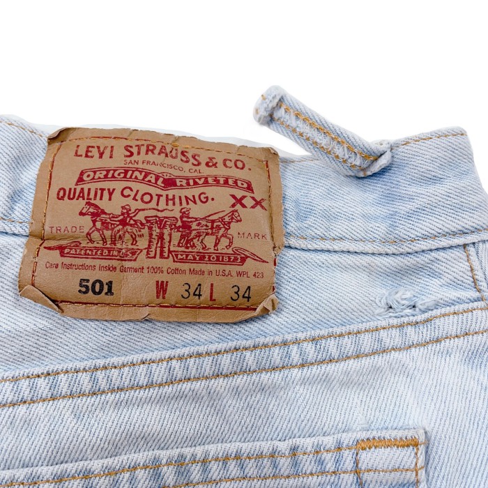 【87】W34 L34 Levi's 501denim pants リーバイス　リーバイス501 デニム　デニムパンツ | Vintage.City 古着屋、古着コーデ情報を発信