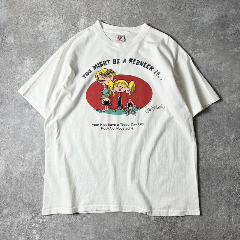 90sUSA製オールド90s USA製 オールド ■ キャラクター プリント 半袖 Tシャツ ( メン