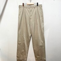 “POLO RALPH LAUREN” 2Tuck Chino Trousers BEIGE | Vintage.City ヴィンテージ 古着