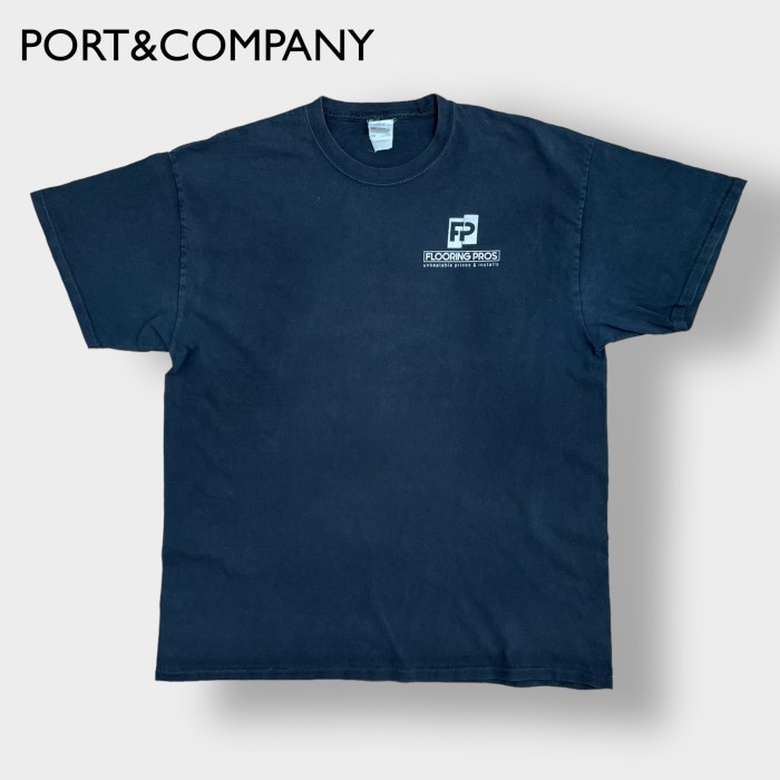 【PORT&COMPANY】企業系 ワンポイントロゴ バックプリント Tシャツ 半袖 黒t 夏物 US古着 | Vintage.City 빈티지숍, 빈티지 코디 정보
