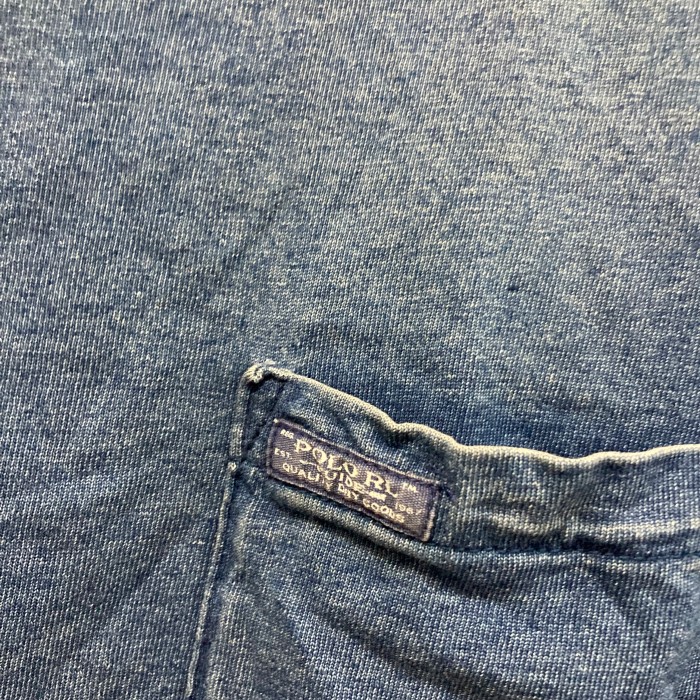 RALPH LAURENインディゴ染め半袖Tシャツ M | Vintage.City 古着屋、古着コーデ情報を発信