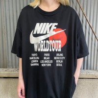 ビッグサイズ NIKE ナイキ ”WORLD TOUR” ワールドツアー プリントTシャツ メンズ2XL | Vintage.City ヴィンテージ 古着
