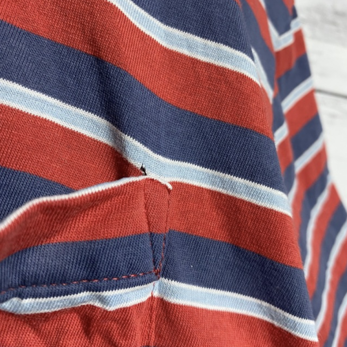 【XLサイズ】ポロラルフローレン　刺繍ワンポイントロゴ　ボーダー　Tシャツ | Vintage.City 古着屋、古着コーデ情報を発信