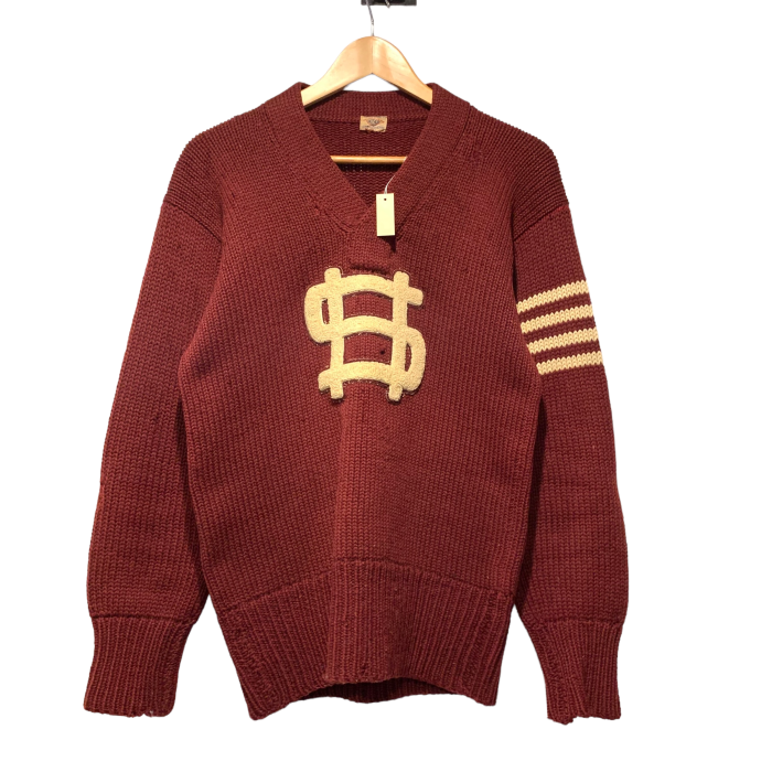 30s カレッジニット エルボーパッチ セーター | Vintage.City 빈티지숍, 빈티지 코디 정보