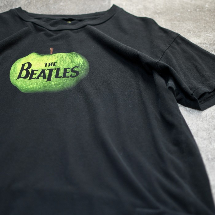 古着 オーバーサイズ Beatles Tシャツ プリントTシャツ ブラック 
