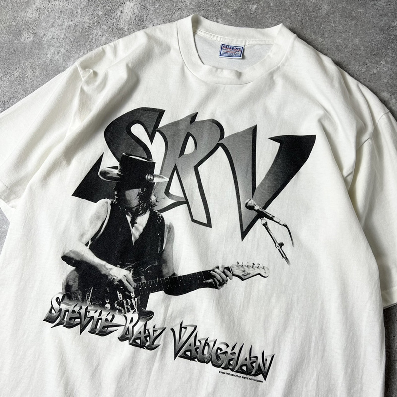 90s USA製 Stevie Ray Vaughan プリント 半袖 Tシャツ XL / 90年代 