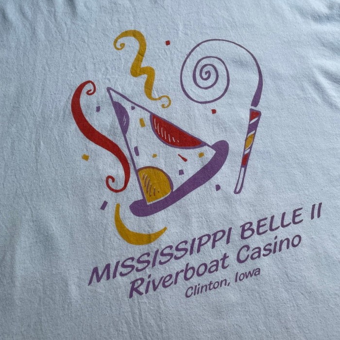 ビッグサイズ 00年代 Mississippi Belle II カジノ アート 企業ロゴ プリント  Tシャツ  メンズ2XL | Vintage.City 古着屋、古着コーデ情報を発信