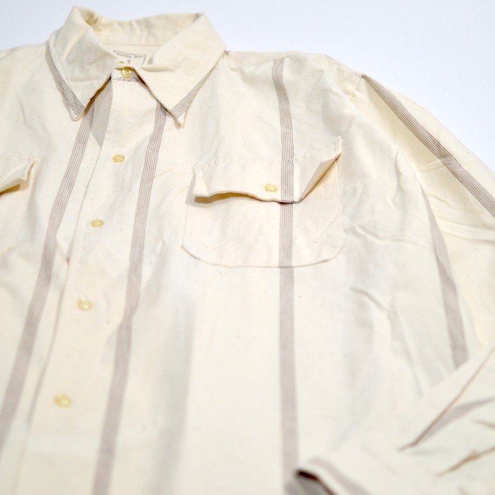 古着 60's 70's イタリア軍 プリズナーシャツ ストライプシャツ シャツ
