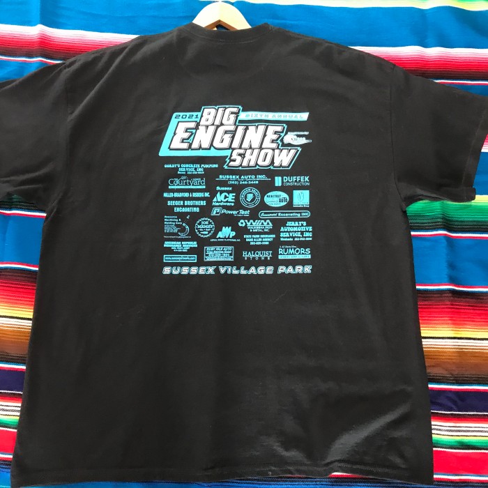 Big Engine Show Tシャツ | Vintage.City 빈티지숍, 빈티지 코디 정보