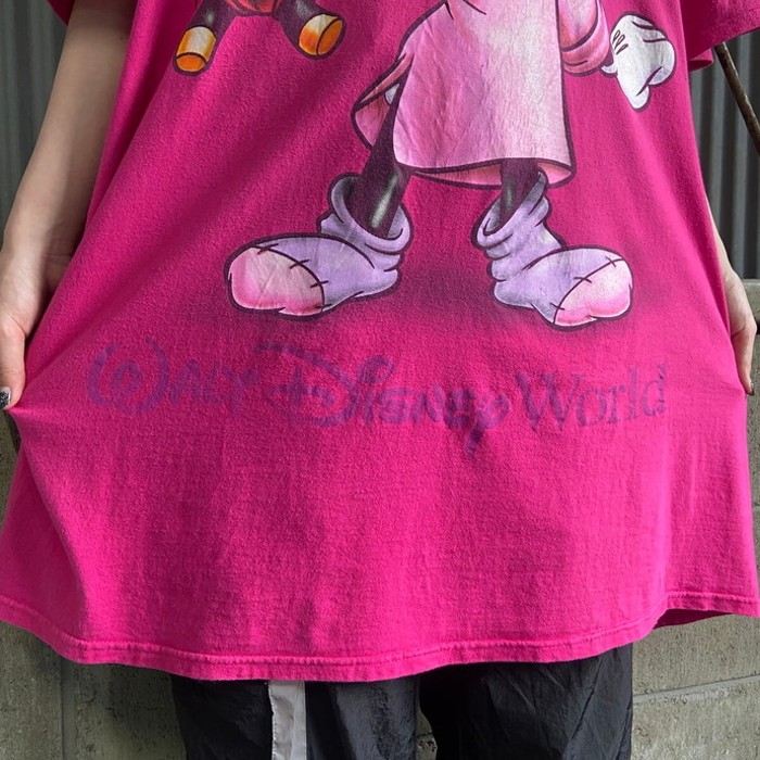 ビッグサイズ 90年代  Disney ディズニー ミニーマウス プリントTシャツ キャラクターTシャツ  レディース ワンピース | Vintage.City 古着屋、古着コーデ情報を発信