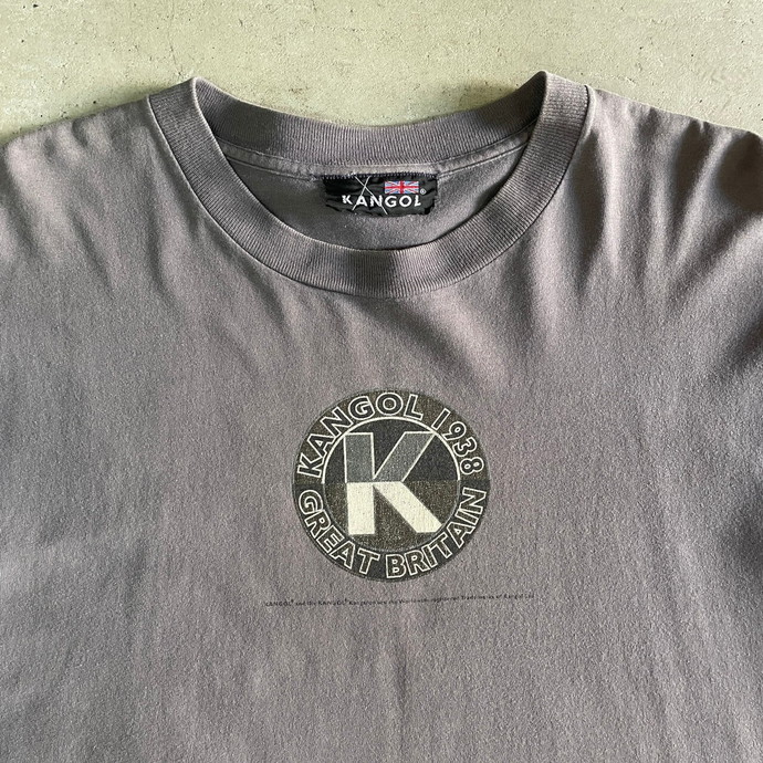 90年代 KANGOL カンゴール ロゴプリント Tシャツ メンズXL相当