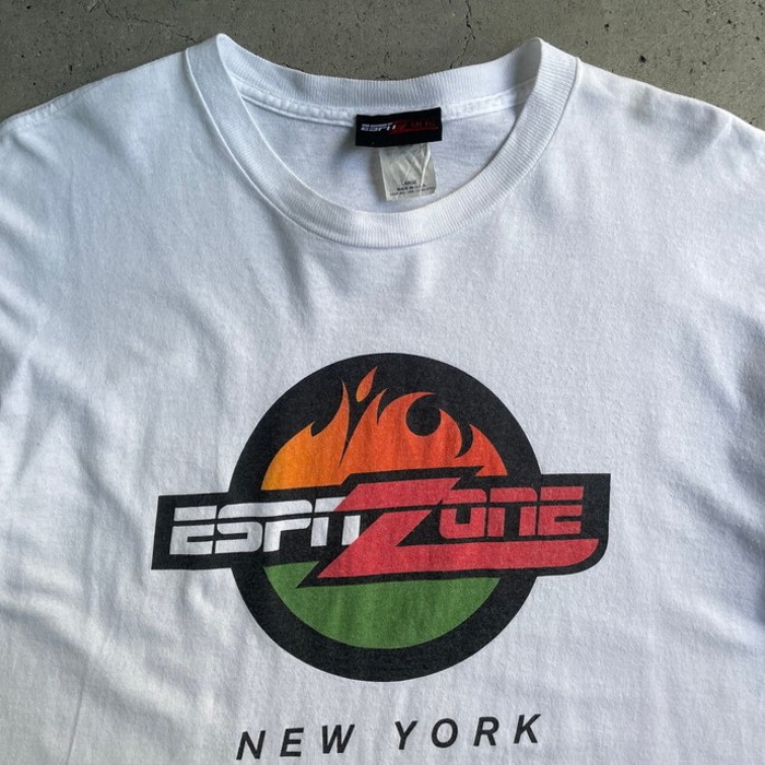 90年代 USA製 ESPN ZONE NEW YORK 企業ロゴ アドバタイジング Tシャツ メンズL | Vintage.City 古着屋、古着コーデ情報を発信