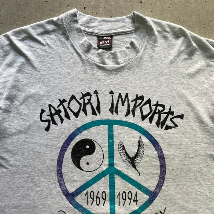 90年代 USA製 SATORI IMPORTS ギフトショップ 企業ロゴ プリントTシャツ メンズXL | Vintage.City 古着屋、古着コーデ情報を発信