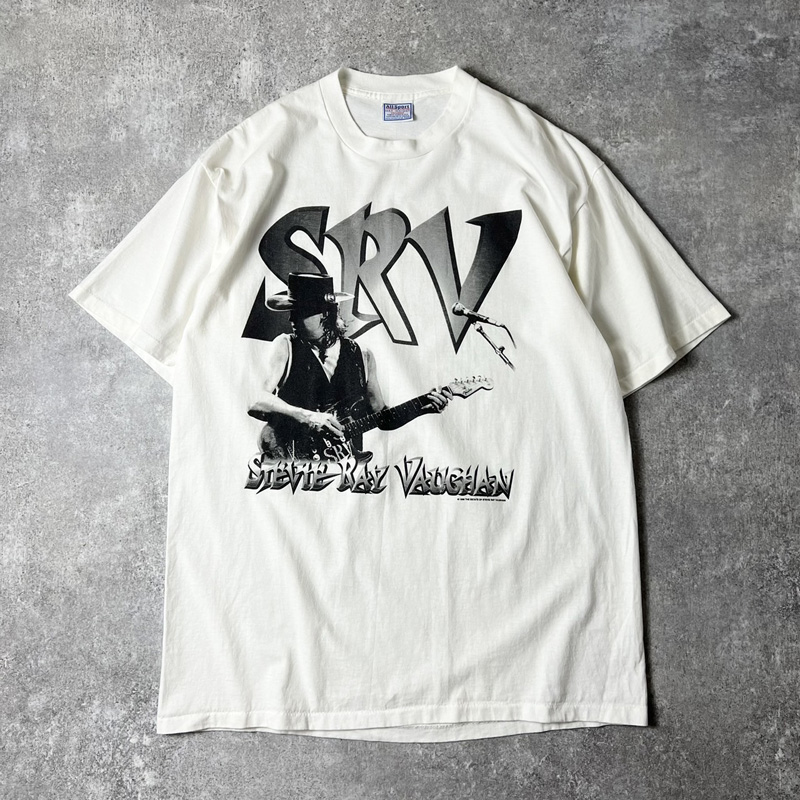 90s USA製 Stevie Ray Vaughan プリント 半袖 Tシャツ XL / 90年代 