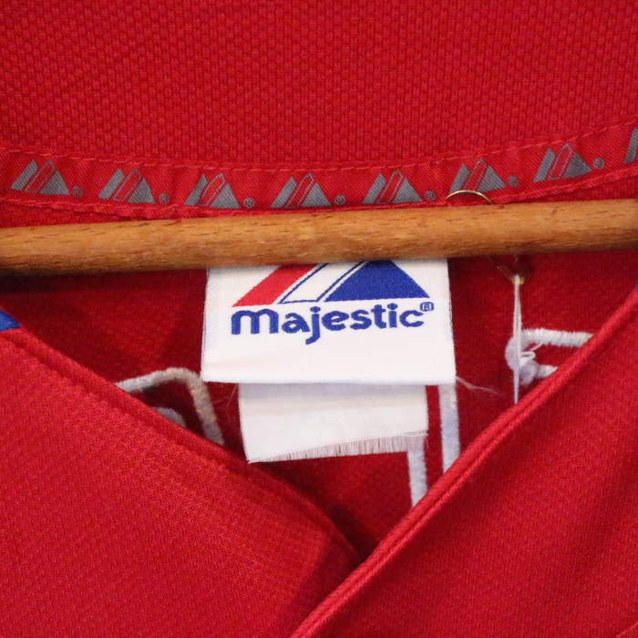 Majestic BASEBALL SHIRT ベースボールシャツ　メジャーリーグ　アメリカ　ゲームシャツ　Philli　Lサイズ　022704 | Vintage.City 古着屋、古着コーデ情報を発信