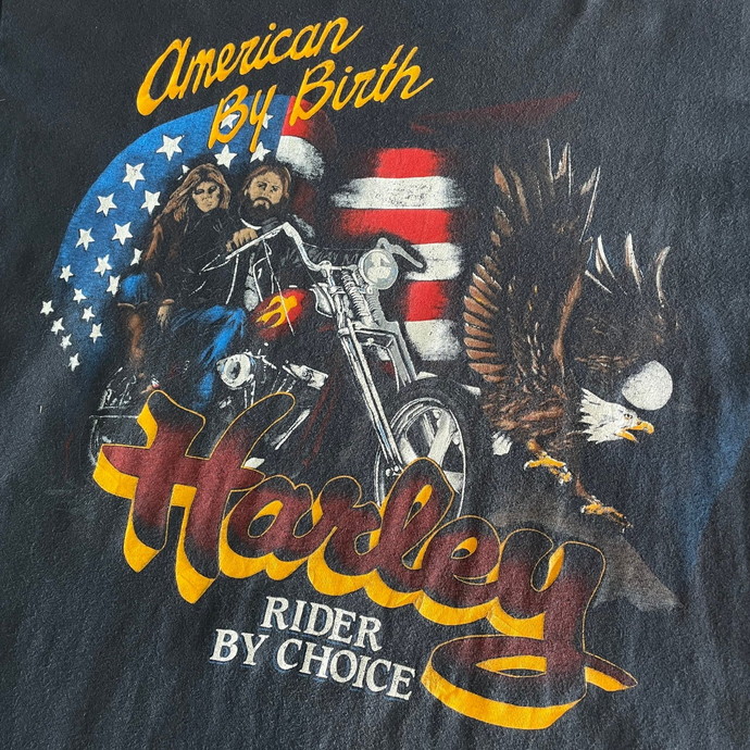 90年代 Harley-Davidson ハーレーダビッドソン イーグル ロゴプリント