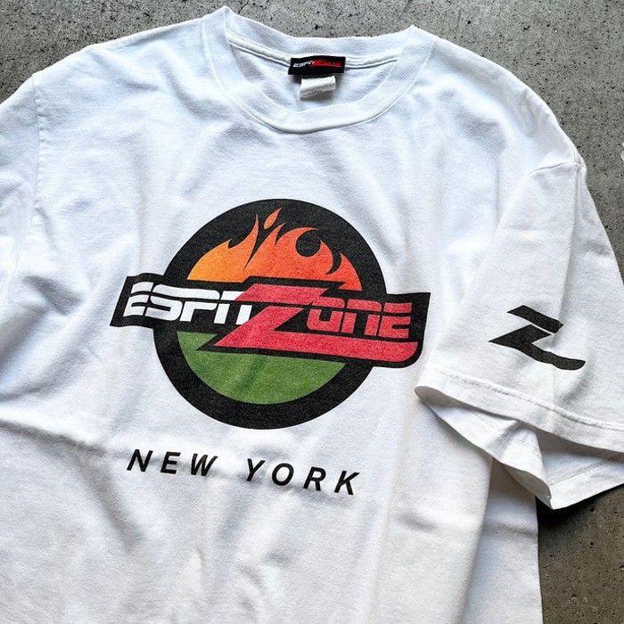 90年代 USA製 ESPN ZONE NEW YORK 企業ロゴ アドバタイジング Tシャツ メンズL | Vintage.City 古着屋、古着コーデ情報を発信